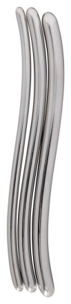 Набор из 3 серебристых диляторов для уретры 3 Dilators in a Set 