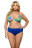 Красивый раздельный купальник plus size 