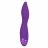 Фиолетовый вибромассажер Aura Wand - 21,5 см. 