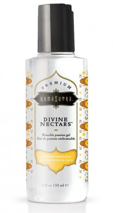 Гель-лубрикант на водной основе Divine Nectars Coconut Pineapple с ароматом кокоса и ананаса - 150 мл. 