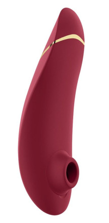 Бордовый клиторальный стимулятор Womanizer Premium 2 