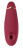 Бордовый клиторальный стимулятор Womanizer Premium 2 