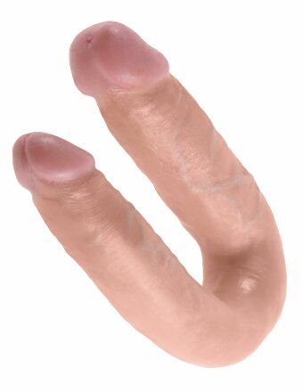 Двусторонний фаллоимитатор U-Shaped Medium Double Trouble - 34,6 см. 