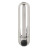 Серебристая перезаряжаемая вибропуля Rechargeable Hideaway Bullet - 7,5 см. 