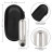 Серебристая перезаряжаемая вибропуля Rechargeable Hideaway Bullet - 7,5 см. 
