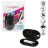 Серебристая перезаряжаемая вибропуля Rechargeable Hideaway Bullet - 7,5 см. 