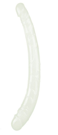 Светящийся в темноте фаллоимитатор 14.5 Lumino Play Double Dildo - 37 см. 