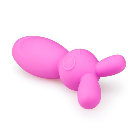 Розовый мини-вибратор Mini Bunny Vibe - 8 см. 