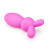 Розовый мини-вибратор Mini Bunny Vibe - 8 см. 