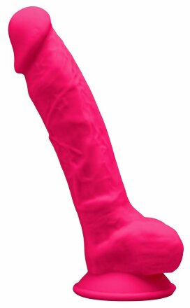 Розовый фаллоимитатор-реалистик Premium Dildo 7&quot; Model 1 Premium - 17,5 см. 