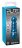 Голубой аллюминиевый вибратор BLUE SMALL - 7,5 см. 