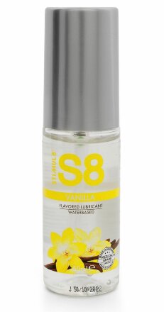 Лубрикант на водной основе S8 Flavored Lube со вкусом ванили - 50 мл. 