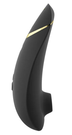 Черный клиторальный стимулятор Womanizer Premium 2 