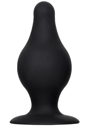 Черная анальная втулка Spade XS - 6,5 см. 