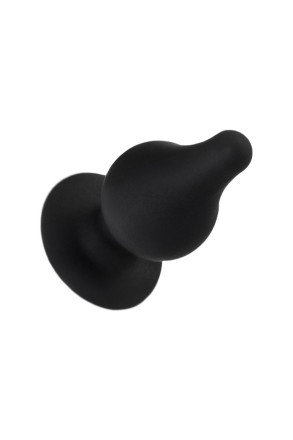 Черная анальная втулка Spade XS - 6,5 см. 