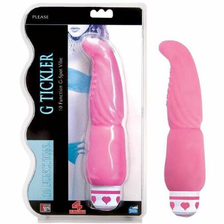 Розовый G-вибростимулятор G Tickler - 21,6 см. 