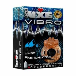 Эрекционное виброкольцо Luxe VIBRO &quot;Ужас Альпиниста&quot;