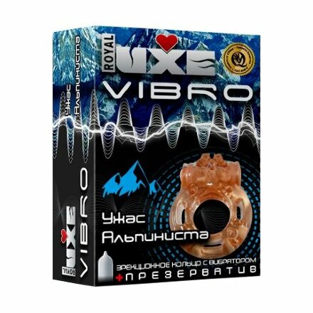 Эрекционное виброкольцо Luxe VIBRO &quot;Ужас Альпиниста&quot; 