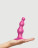 Розовая насадка Strap-On-Me Dildo Plug Beads size S 