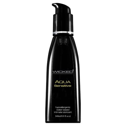 Мягкий лубрикант на водной основе AQUA SENSITIVE - 240 мл. 