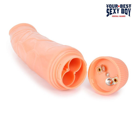 Вибратор Realistic Cock Vibe телесного цвета - 17,5 см. 
