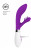 Фиолетовый вибратор-кролик Agave - 23,1 см. 