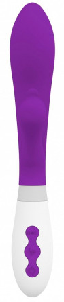 Фиолетовый вибратор-кролик Agave - 23,1 см. 