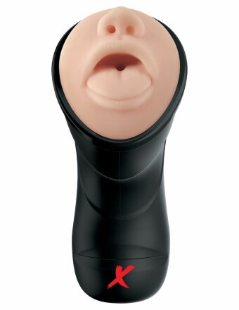 Мастурбатор-ротик Deep Throat Vibrating Stroker 