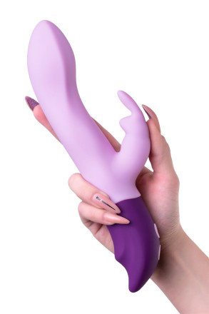 Сиреневый вибратор-кролик Hello Rabbit - 24,5 см. 