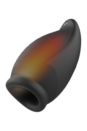 Мастурбатор с вибрацией и функцией нагрева Squeezable Stroker 