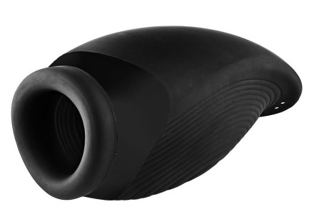 Мастурбатор с вибрацией и функцией нагрева Squeezable Stroker 