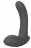 Серый стимулятор простаты Remote Control Inflatable Probe с вибрацией и функцией расширения - 11,5 см. 