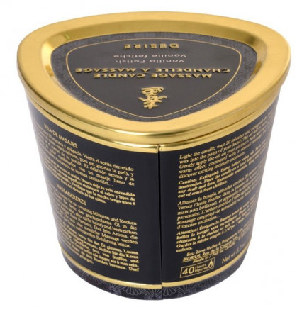 Массажная свеча Vanilla Fetish с ароматом ванили - 170 мл. 