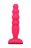 Розовый анальный стимулятор Large Bubble Plug - 14,5 см. 