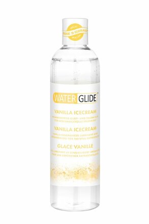 Лубрикант на водной основе с ароматом ванильного мороженого WATERGLIDE VANILLA ICECREAM - 300 мл. 