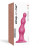 Розовая насадка Strap-On-Me Dildo Plug Beads size L 