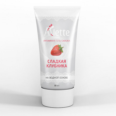 Интимная гель-смазка на водной основе Arlette &quot;Сладкая клубника&quot; - 50 мл. 