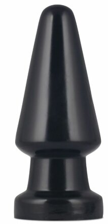 Черная анальная пробка King-Sized Anal Shocker - 19 см. 