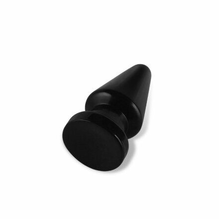 Черная анальная пробка King-Sized Anal Shocker - 19 см. 