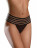 Черные трусики Crotchless Love Garter S-M-L с анальной пробкой 