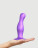 Фиолетовая насадка Strap-On-Me Dildo Plug Curvy size L 