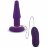 Фиолетовая анальная вибропробка APEX BUTT PLUG LARGE PURPLE - 15 см. 