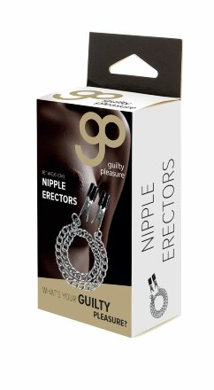 Прищепки для сосков Block Busters Nipple Clamps с цепью 