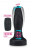 Черный анальный вибратор Drive Plug - 14,6 см. 