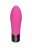 Розовый силиконовый мини-вибратор Lil Swirl - 10 см. 