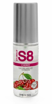 Смазка на водной основе S8 Flavored Lube со вкусом вишни - 50 мл. 