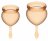 Набор оранжевых менструальных чаш Feel good Menstrual Cup 