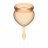 Набор оранжевых менструальных чаш Feel good Menstrual Cup 