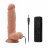 Телесный вибратор-реалистик REALSTUFF 7INCH DONG - 18 см. 