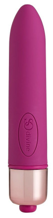 Ярко-розовая гладкая вибропуля Afternoon Delight Bullet Vibrator - 9 см. 